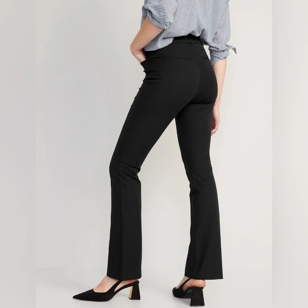 NWT! Black High-Waisted Pixie Flare Pants - Multiple Sizes💙 - Picture 3 of 10